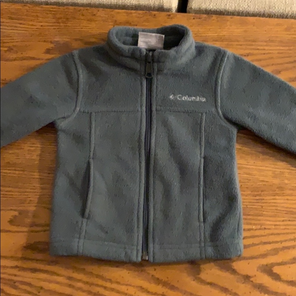 Grey Columbia fleece jacket